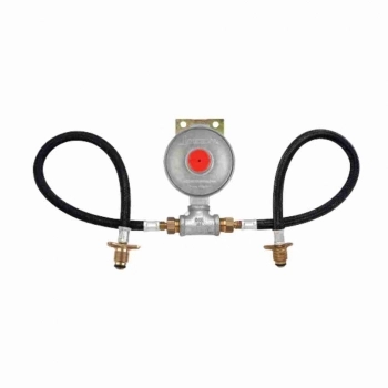 REGULADOR GAS CONJUNTO 2 MANGUEIRAS 2XP45 7KG/H SAIDA M20(I)