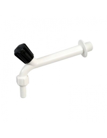 TORNEIRA PLASTICA TANQUE COM BICO 10CM 3/4 PAREDE 1120-2