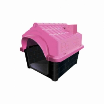 CASINHA PARA PET CACHORRO E GATO N 2 ROSA