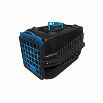 CAIXA PARA TRANSPORTE PET CACHORRO E GATO N 1 AZUL