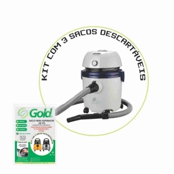SACO PARA ASPIRADOR DE PÓ KIT COM 03 UN ELECTROLUX A10 / WAP-10