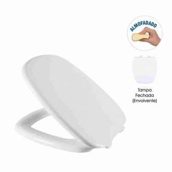 ASSENTO SANITARIO MULTI VERSATO ALMOFADADO BRANCO ASTRA TVT/K