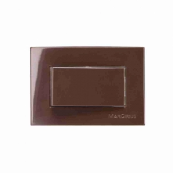 INTERRUPTOR PARA MOVEIS 1 TECLA PARALELA MARRON 65X45MM 17807