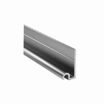 TRILHO ALUMINIO H ABALOADO NATURAL BARRA COM 3,0M