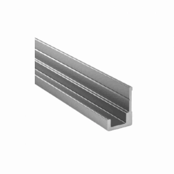 TRILHO ALUMINIO J RETO NATURAL BARRA COM 3,0M