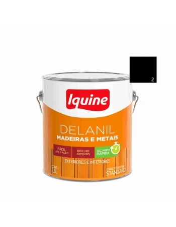 TINTA ESMALTE DELANIL TRINTA MINUTOS PRETO 3,0L