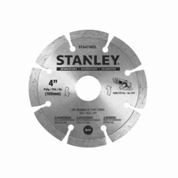 DISCO CORTE DIAMANTADO SEGMENTADO 105X20MM STANLEY