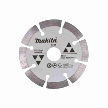 DISCO CORTE DIAMANTADO SEGMENTADO 105X20MM MAKITA D-63688