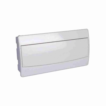 QUADRO DISTRIBUICAO CD SOBREPOR PVC TAMPA BRANCA 1218 DISJUNTORES