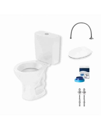 CONJUNTO KIT CAIXA ACOPLADA COMPLETO PARATI/SAVEIRO BRANCO
