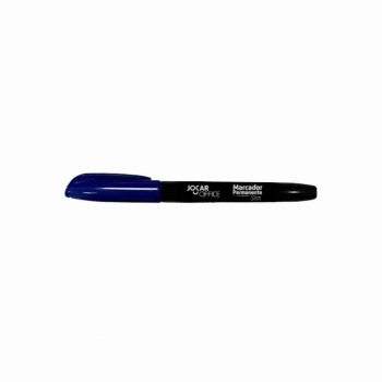 CANETA MARCADOR PERMANENTE PONTA FINA AZUL 7851