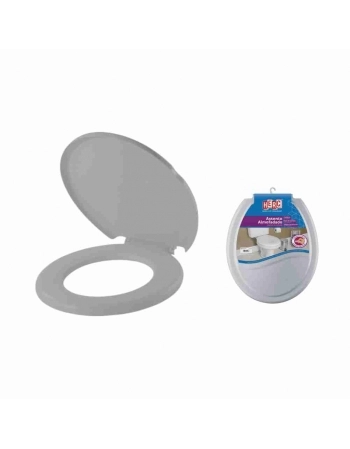 ASSENTO SANITARIO UNIVERSAL ALMOFADADO CINZA ESCURO