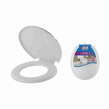 ASSENTO SANITARIO UNIVERSAL ALMOFADADO CINZA CLARO