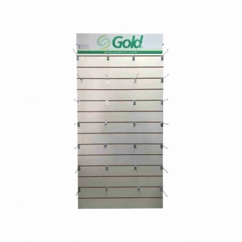 EXPOSITOR CANALETADO DE PAREDE GOLD 91CMX1,86M