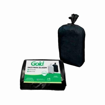SACO PLASTICO PARA SILAGEM PRETO 51X110CM COM 50UN REF 200