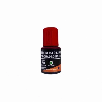 TINTA PARA RECARGA CANETA MARCADOR PERMANENTE VERMELHA 20ML