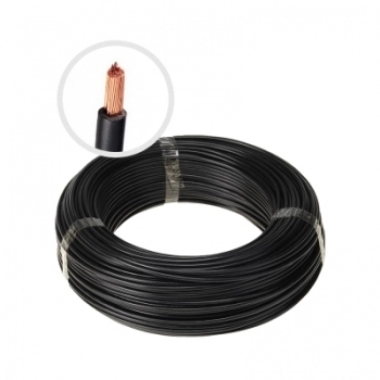 FIO FLEXIVEL TOP 16MM PRETO ROLO COM 100M