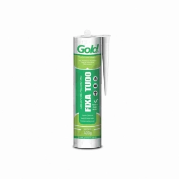 SELANTE FIXA TUDO POLIURETANO PU BRANCO 400G GOLD