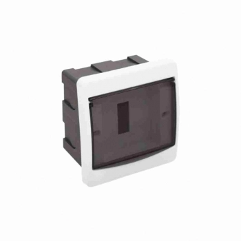 QUADRO DISTRIBUICAO CD EMBUTIR PVC TAMPA FUME 34 DISJUNTORES