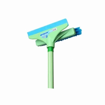 RODO RODINHO PUXE LIMP 20CM LADO ESCOVA CABO MADEIRA 70CM