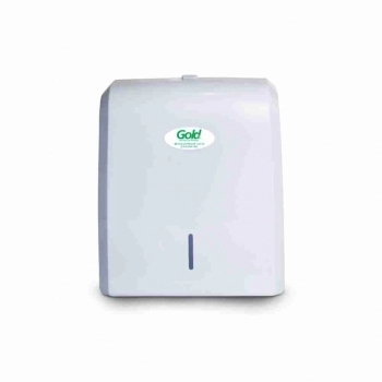 DISPENSER PAPEL TOALHA FOLHA BRANCO 1/3D GOLD
