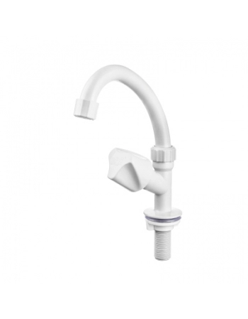 TORNEIRA PLASTICA GIRATORIA BANCADA PLUS BRANCO 2756