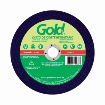 DISCO CORTE REFRATARIO 7X1/8X7/8
