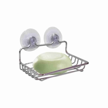SABONETEIRA ARAMADO CROMADA COM VENTOSA 3520