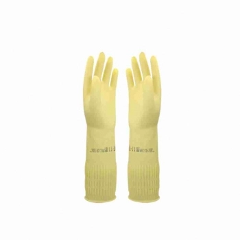 LUVA SUPER LATEX NATURAL REFORCADA 42CM COM RANHURAS 9 G