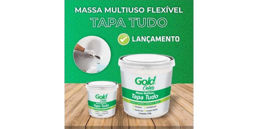 MASSA MULTIUSO FLEXÍVEL TAPA TUDO GOLD