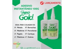 ADESIVO INSTANTÂNEO SUPER GOLD de 100G